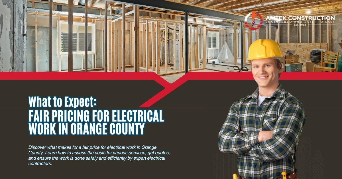 What to Expect Fair Pricing for Electrical Work