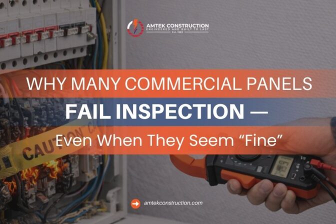 Why Many Commercial Panels Fail Inspection