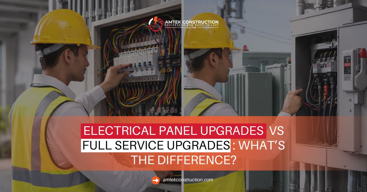 Electrical Panel Upgrades vs Full Service Upgrades